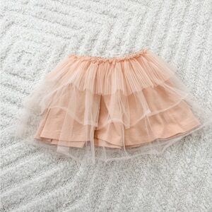 Zara Toddler Girls Light Pink Layerd Tulle Skirt - Size 3T